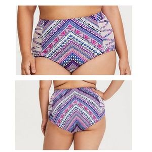 Torrid Lattice Mesh High Waisted Bikini Bottom plus size 1X